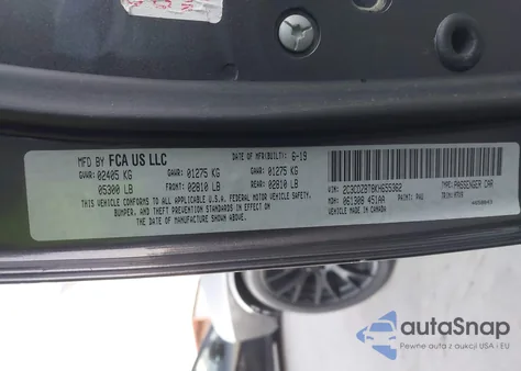 2019 Dodge Challenger R/T from USA, damaged, VIN 2C3CDZBT8KH655362